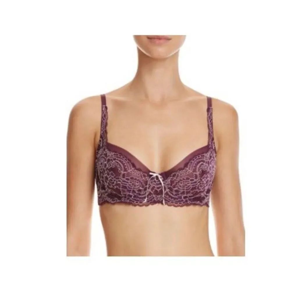 Skarlett Blue Minx Lace Balconette Underwire Bra Wicked/Light Ivory 32D